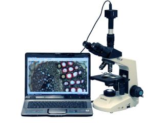 40X 2000X Full Size Compoud Microscope + 10MP USB2.0 Digital Camera