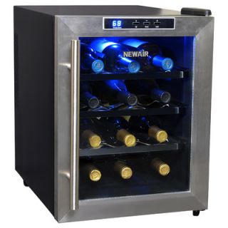 NewAir 12 Bottle Single Zone Thermoelectric Wine Refrigerator