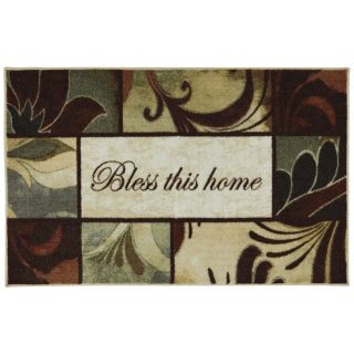 Mohawk Home Brown Rectangular Indoor Tufted Throw Rug (Common: 2 x 4; Actual: 30 in W x 48 in L x 0.5 ft Dia)