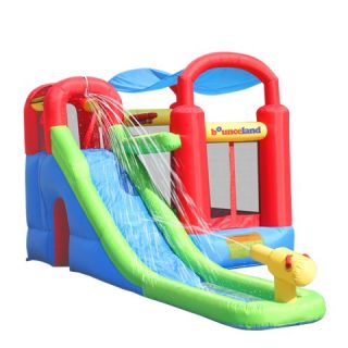 Bounceland Wet or Dry Inflatable Bounce House With Ballpit