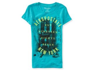Aeropostale Womens Brooklyn Logo Graphic T Shirt 491 XL