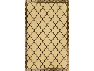 Floor Tile Wheat 5' x 7'6" Indoor/Outdoor Rug