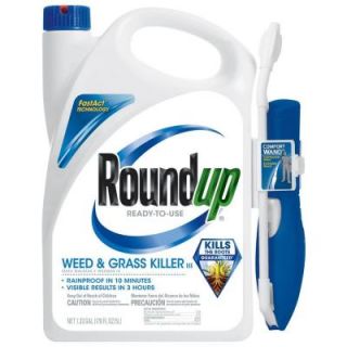 Roundup 1.33 Gal. Ready to Use Weed and Grass Killer Plus Comfort Wand 5200210