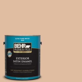 BEHR Premium Plus Home Decorators Collection 1 gal. #HDC CT 04 Chic Peach Satin Enamel Exterior Paint 940001