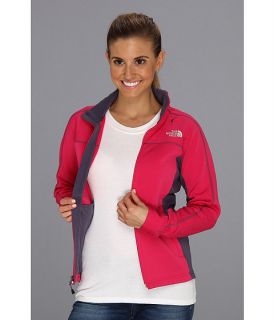 the north face momentum jacket passion pink greystone blue
