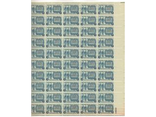 Young Month Sheet of 50 x 3 Cent US Postage Stamps NEW Scot 963