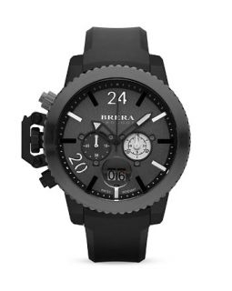 BREAR OROLOGI Militare Watches with Rubber Strap, 48mm