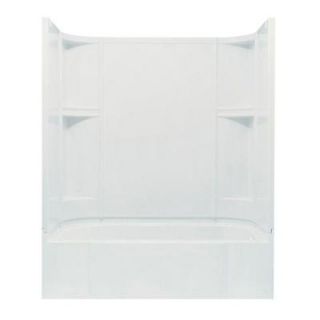 STERLING Accord 31 1/4 in. x 60 in. x 73 1/4 in. Bath and Shower Kit with Right Hand Drain in White 71240120 0