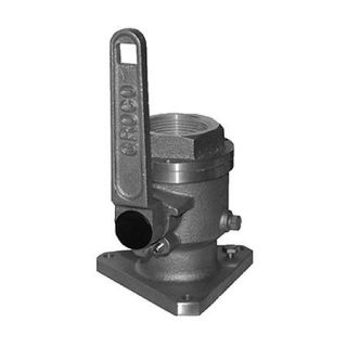 Full Flow Flanged Ball Type Seacock 1 1/4 Connection 82611