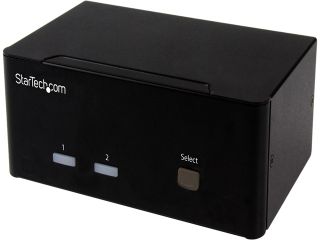 StarTech 2 port KVM Switch with Dual VGA and 2 port USB Hub   USB 2.0