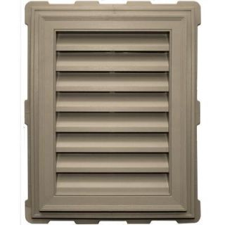 Builders Edge 18 in. x 24 in. Classic Brickmould Gable Vent in Clay 120071824085
