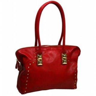 Ritz Enterprises SF555 RD Ladys Studded Shoulder Bag   Red