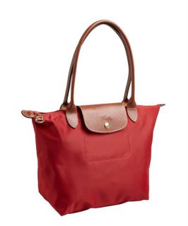 Longchamp Red Nylon 'le Pliage' Small Shopper Tote (321594001)