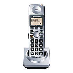 Panasonic KX TGA101S Additional DECT 6.0 Digital Cordless Handset For TG1032S And TG1033S Phone Systems Silver