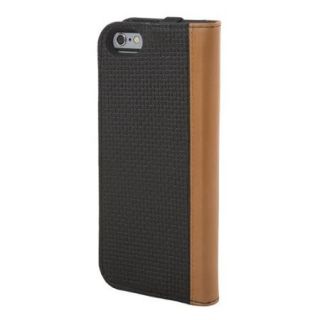 Hex Icon Carrying Case [wallet] For Iphone 6, Iphone 6s   Black   Leather   Woven (hx1750bkwv)