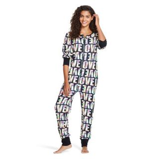 Flowers by Zoes   Womens All Over Love Pajamas