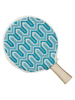 Bargello Ping Pong Cover by Jonathan Adler