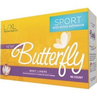 Butterfly Sport Body Liners, L/XL, 48 count