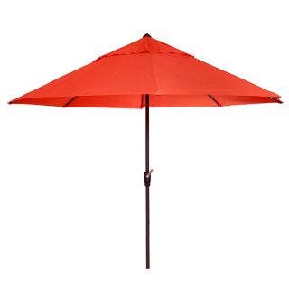 RST Brands Tuscan Orange Market Umbrella with Crank (Common: 126 in; Actual: 126 in)