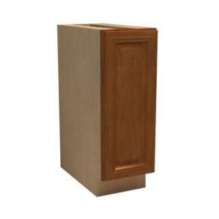 Home Decorators Collection 12x34.5x24 in. Clevedon Assembled Base Cabinet with 1 Full Height Door Right Hand in Toffee Glaze B12FHR CTG