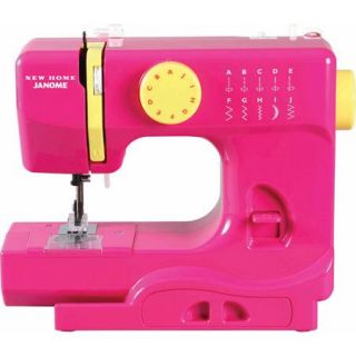 Janome 10 Stitch Fast Lane Fuschia Sewing Machine, Fastlane