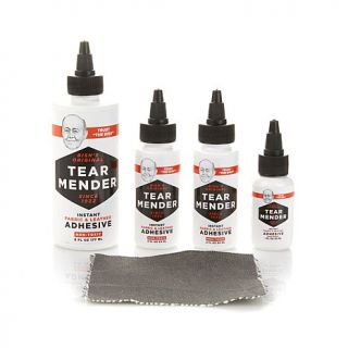 Bish's Original Tear Mender Instant Adhesive 4 Bottle Repair Kit   7979309
