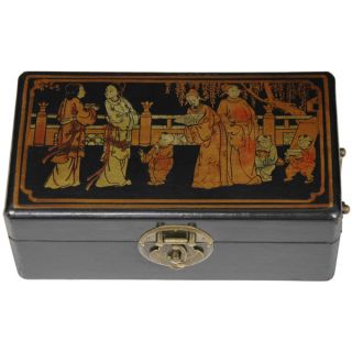 Hand painted Elm Ming Keepsake Box (China)   14248350  