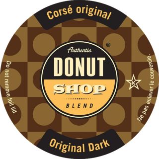 Authentic Donut Shop Original Dark Roast Single Serve Coffee K Cups
