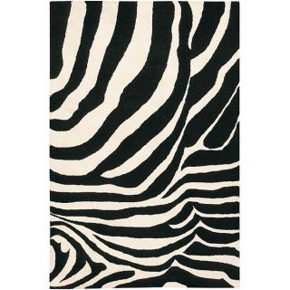 Hand tufted Gammin Zebra New Zealand Wool Rug (5 x 76)   13033782