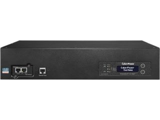 CyberPower PDU30SWT17ATNET Switched ATS PDU 120V 30A 2U 17 Outlets (2) L5 30P