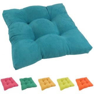 Square Tufted Microsuede Chair Cushion   Shopping   Great
