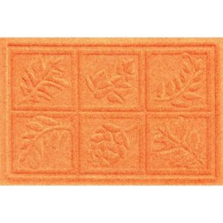 Bungalow Flooring Aqua Shield Nature Walk Orange 17.5 in. x 26.5 in. Pet Mat 20338671827