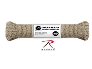 Rothco Polyester Paracord   100 FT