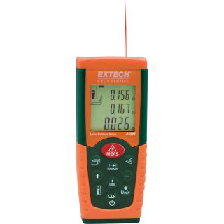 Extech Laser Distance Meter, Model# 7642-2  Distance Measurers