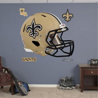 Officially Licensed NFL Team "Helmet" Wall Decals by Fathead   Saints   7601685