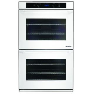 Dacor Distinctive Self Cleaning Convection Single Fan Double Electric Wall Oven (White Glass) (Common: 27 in; Actual: 27 in)