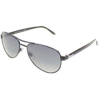Gucci Unisex GG 2236 PDC Semi Matte Black Metal Aviator Sunglasses