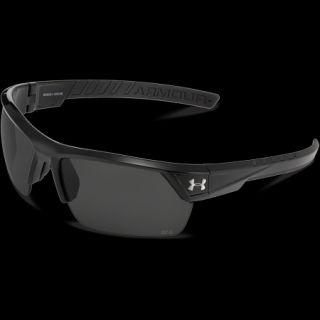 Under Armour Igniter 2.0 Storm ANSI Sunglasses   Black Frame with Gray Lens 816199