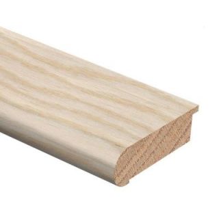 Zamma Sugar White Oak 3/4 in. Thick x 2 3/4 in. Wide x 94 in. Length Hardwood Stair Nose Molding 014344082557
