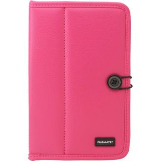 FileMate ECO Faux Leather Case with Elastic and Button Closure for 7" Tablets