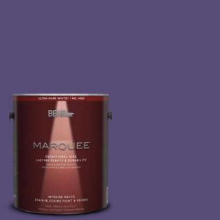 BEHR MARQUEE 1 gal. #MQ5 42 Perpetual Purple One Coat Hide Matte Interior Paint 145301