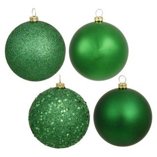 Assorted Ornament Ball   Green (4 Per Box)