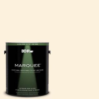 BEHR MARQUEE 1 gal. #320A 1 Eggnog Semi Gloss Enamel Exterior Paint 545001