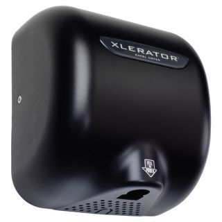 XLERATOR Automatic Surface Mounted 277 Volt Hand Dryer in Raven Black