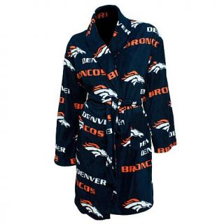NFL For Her Facade Micro Fleece Robe   Broncos   7776505