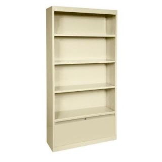 Sandusky 4 Shelf Steel Bookcase with Drawer BD30361872 07