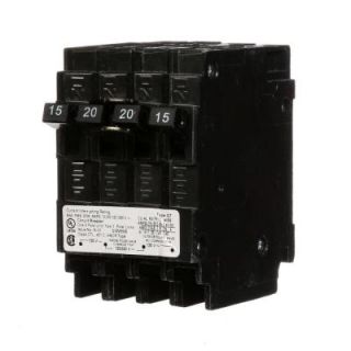 Siemens Triplex Two Outer 15 Amp Single Pole and One Inner 30 Amp Double Pole Circuit Breaker Q21530CT