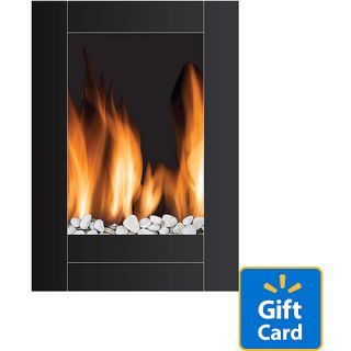 Frigidaire Monaco Wall Mountable Electric Fireplace with Bonus $25 Gift Card