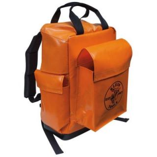 Klein Tools 18 in. Lineman Backpack, Orange 5185ORA