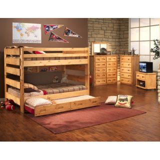 Chelsea Home Full Over Full Standard Bunk Bed with Trundle Unit